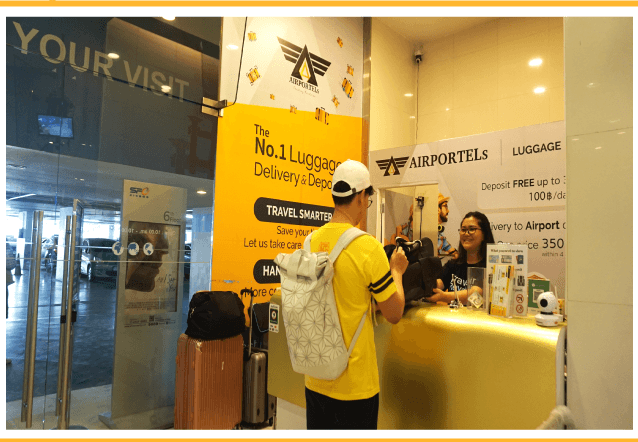 LOCKR luggage storage counter inside Terminal 21 Asok