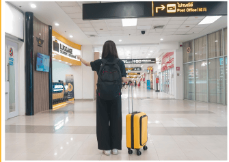 LOCKR luggage deposit point near Gate 7, Chiang Mai Airport