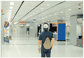 LOCKR luggage deposit point on the B floor at Suvarnabhumi Airport