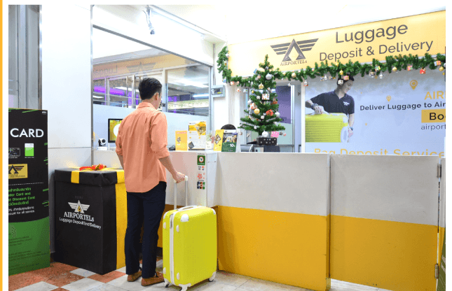 LOCKR luggage storage counter on the 6th floor of MBK Center, Bangkok