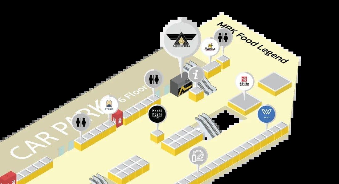 Map to the LOCKR counter inside MBK Center