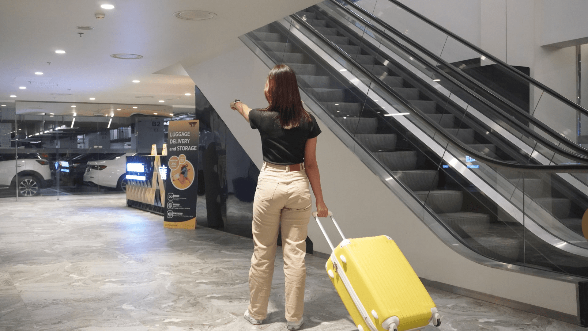 LOCKR luggage storage point on B2 at ICONSIAM, Bangkok