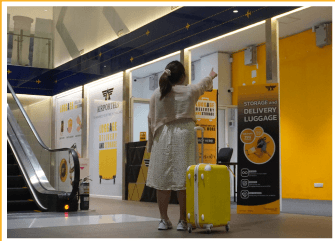 LOCKR luggage deposit point on the G floor, Paris zone, Terminal 21 Pattaya