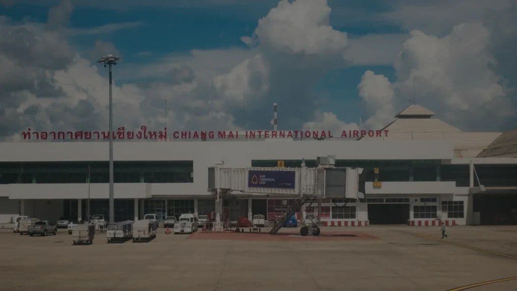 Chiang Mai International Airport where LOCKR luggage storage is located